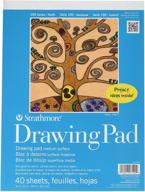 🎨 strathmore 100 series youth drawing pad: 9x12-inch, 40 sheets - best for young artists logo