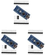 🔌 hiletgo 3 шт nano v3.0 atmega328p ch340g 5в 16м мини usb микро-контроллерная плата с заголовками (опаянные контакты) - плата разработки логотип