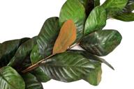 premium 6-foot vita domi artificial magnolia leaf garland - 2 tone green (vtd-abf-nf2002): lifelike décor for every space logo