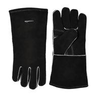 amazonbasics welding gloves: durable black gloves for welding - 1 pack логотип