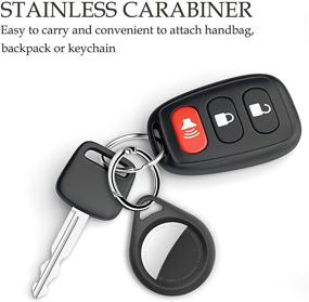 img 1 attached to Protective Silicone Anti Lost Keychain Protector GPS, Finders & Accessories