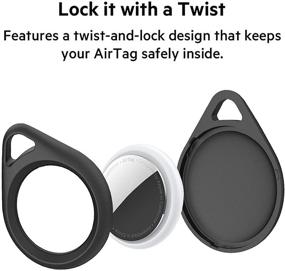 img 3 attached to Protective Silicone Anti Lost Keychain Protector GPS, Finders & Accessories