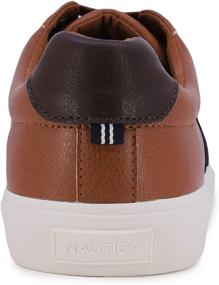 img 2 attached to Nautica Garrison Fashion Sneaker Shoe Garrison Tan 8 Men's Shoes - Trendy and Stylish Footwear for Men!