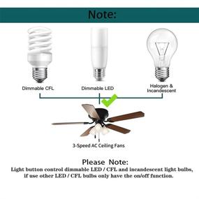 img 2 attached to 🔧 Convenient 2-Pack Ceiling Fan Remote Control Replacement for Popular Brands Hampton Bay, Hunter, Harbor Breeze, Westinghouse - Compatible with FAN28R FAN-53T and more!