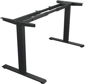 img 4 attached to Black Frame TOPSKY Dual Motor Electric Adjustable Standing Computer Desk: Ideal for Home and Office