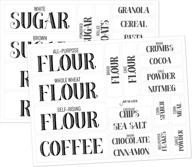 🏷️ jot & mark's clear sticker pantry labels for organizing and storing kitchen items (set of 36) логотип