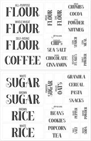 img 3 attached to 🏷️ Jot & Mark's Clear Sticker Pantry Labels for Organizing and Storing Kitchen Items (Set of 36)