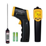 🌡️ accurate non-contact digital laser infrared thermometer – temperature gun for meat, cooking, air, refrigerator (-58℉~ 932℉) logo