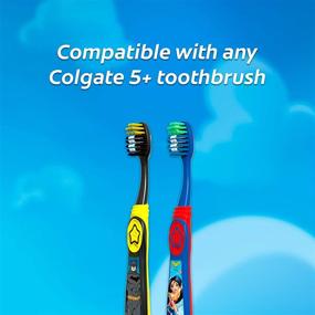 img 1 attached to 🪥 Colgate Magik Smart Toothbrush for Kids: Fun Brushing Games & Timer - Yellow, 1 Count