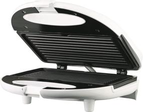 img 3 attached to 🥪 Brentwood TS-245 Non-Stick Panini Maker: Create Perfectly Crispy Paninis with Ease!