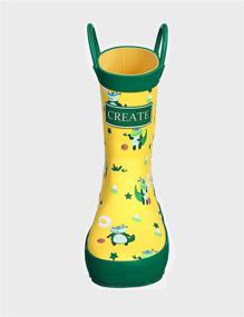 img 3 attached to 🦖 Dazzling Dinosaur Green Girls' Meahyn Toddler Boots: Perfect Blend of Style and Athletics