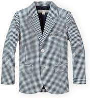 hope henry boys seersucker jacket: stylish boys' clothing for suits & sport coats logo