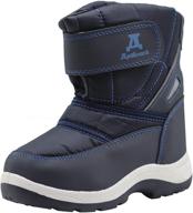 👢 weather boots for toddlers - little boys' outdoor shoes by apakowa logo