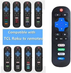 img 3 attached to 📺 Bedycoon Remote Control for TCL Roku Smart LED TV URC280J 06-IRPT20-URC280J Replacement 55R615 43S425 55S421 55S423 40S331 65S421 with 4 Shortcut Buttons for Netflix, HULU, Roku Channel, and Disney+