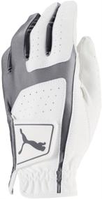 img 1 attached to 🏌️ Puma Golf Flexlite Glove for Men (Bright White-Quiet Shade, X-Large, Left Hand) - 2018 edition