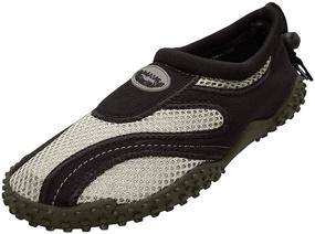 img 1 attached to 👣 Kids Wave Water Shoes: Ultimate Pool and Beach Aqua Socks - Size 4