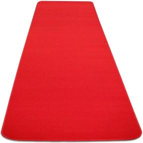 img 1 attached to 🏠 House, Home and More Red Carpet Aisle Runner - 3x10 ft: Premium Quality and Stylish Décor Accessory