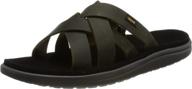 👟 teva men's medium leather athletic sandal men's shoes for sports логотип