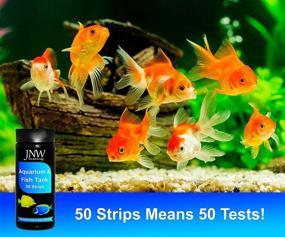 img 1 attached to 🐠 JNW Direct Aquarium Test Strips for Fish Tank 6 in 1: Accurate Water Testing for Freshwater and Saltwater Aquariums - 50 Count