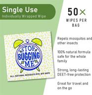 la fresh mosquito repellent wipes: natural, deet free, long lasting - individually wrapped solution логотип