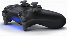 img 2 attached to 🎮 Беспроводной контроллер PS4 с вибрацией DualShock и USB-кабелем, поддерживает консоли PS4/Slim/Pro (чёрный) - повышенная оптимизация для поисковых систем