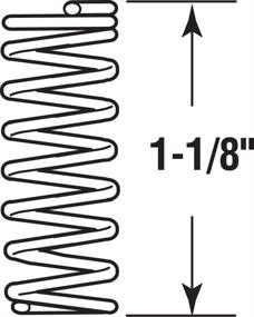 img 2 attached to 🔧 Prime-Line Products SP 9703 Spring Pack of 4: Compression Spring, 3/8-Inch by 1-1/8-Inch, Nickel-plated (.041 Diameter)