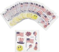 240-piece patriotic american memorabilia flag sticker sets - usa flag, uncle sam, fireworks themed adhesive stickers for independence day, labor day, veteran's day logo