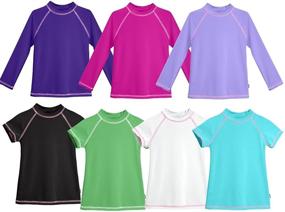 img 3 attached to Girls' City Threads Rashguard Swimwear: Optimum Protection for Swimming and Sun Safety