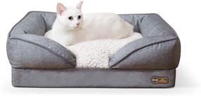 img 4 attached to 🐶 Pillow-Top Orthopedic Lounger Sofa Dog Bed by K&amp;H Pet Products - Premium Pet Bed