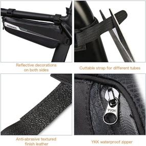 img 3 attached to High-Performance Roswheel Race Series Bike Frame Bag for Effortless Storage