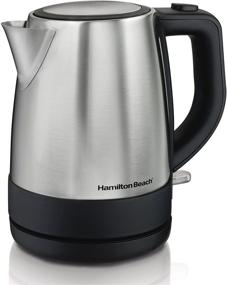 img 4 attached to 🍵 Hamilton Beach Electric Tea Kettle 40998: Cordless, Auto-Shutoff, Stainless Steel