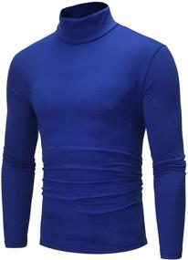 img 4 attached to 👕 Romwe Black Men's Sleeve Pullover Shirt - Ideal for T-Shirts & Tanks