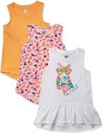 👚 stylish sleeveless flamingo t shirts for girls' clothing: amazon brand tops, tees & blouses logo