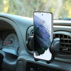 img 2 attached to 📲 USA Gear Car Mount Air Vent Phone Holder Cradle - Adjustable Display & 360 Degree Rotation for Samsung Galaxy, Motorola Droid, Apple iPhone & More