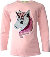 🦄 emoticon unicorn sequin clothing for girls logo