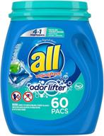 🧺 mighty pacs 4-in-1 laundry detergent with odor lifter - tub of 60 count logo