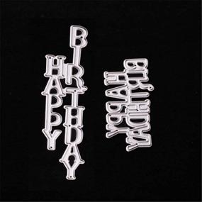 img 3 attached to 🎂 Mvchifay Cutting Dies Metal Stencils: Perfect Scrapbooking Tool for DIY Craft Enthusiasts - Create Beautiful Paper Card Embellishments (Happy Birthday)