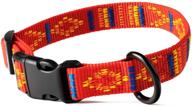 pawmob indian pattern collars woven dogs logo