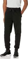 👖 comfortable wt02 men's basic jogger fleece pants for active lifestyles logo