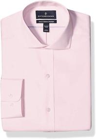 img 4 attached to BUTTONED Classic Cutaway Collar Non Iron Men's Clothing