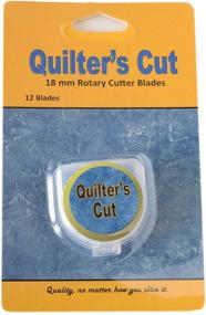 img 3 attached to 🔪 Pack of 12 Quilter's Cut 18mm Rotary Blades: Compatible with Olfa, Fiskars, Martelli, Truecut