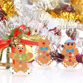 img 1 attached to Gingerbread Ornament Self Adhesive Sticker Holiday