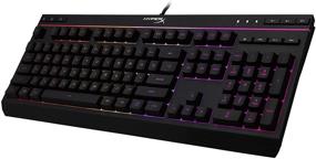 img 2 attached to 🎮 HyperX Alloy Core RGB – Gaming Keyboard with Membrane Comfort, Silent and Quiet Keys, Dynamic RGB LED Effects, Spill Resistant, Dedicated Media Keys, Compatible with Windows 10/8.1/8/7 – Black