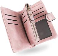 👛 conisy soft leather rfid wallet: stylish & spacious multi-card slot purse for women and ladies logo