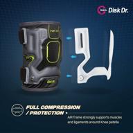 🔎 optimized seo: disk dr air knee brace - patella, acl/pcl support & compression, sports type (large) logo