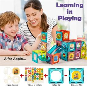 img 1 attached to 🧲 Donghuang Magnetic Preschool Educational Creativity: Unleashing Young Minds with Magnetic Learning