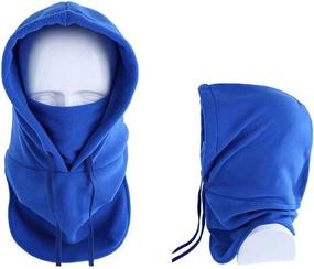 img 3 attached to UHEREBUY Balaclava Fleece Hood Windproof