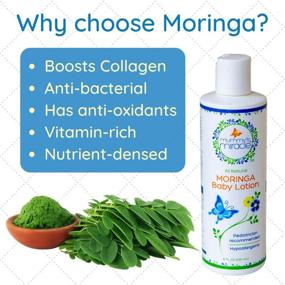 img 2 attached to 🌿 Mummy's Miracle Moringa Lotion for Baby, Infant, Toddler - All Natural, Hypoallergenic, Chemical-Free - 8 oz, Non-Toxic