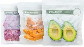 img 3 attached to 👜 Enhanced FoodSaver 1-Quart BPA-Free Vacuum Zipper Bags – 18 Count