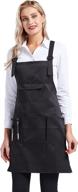 👩 nanxson adjustable women bib apron: a multi-functional professional salon stylist work apron with tool pockets - cf3010 logo